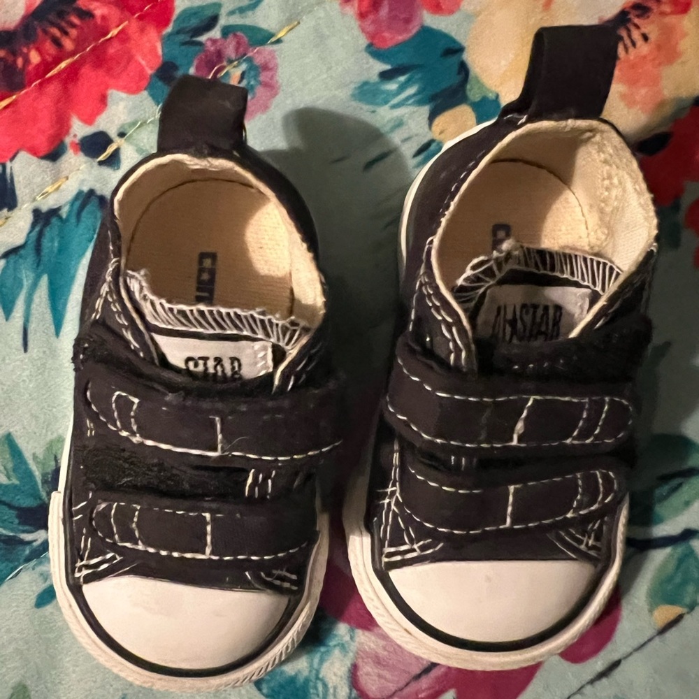 Black Converse Kids Shoes